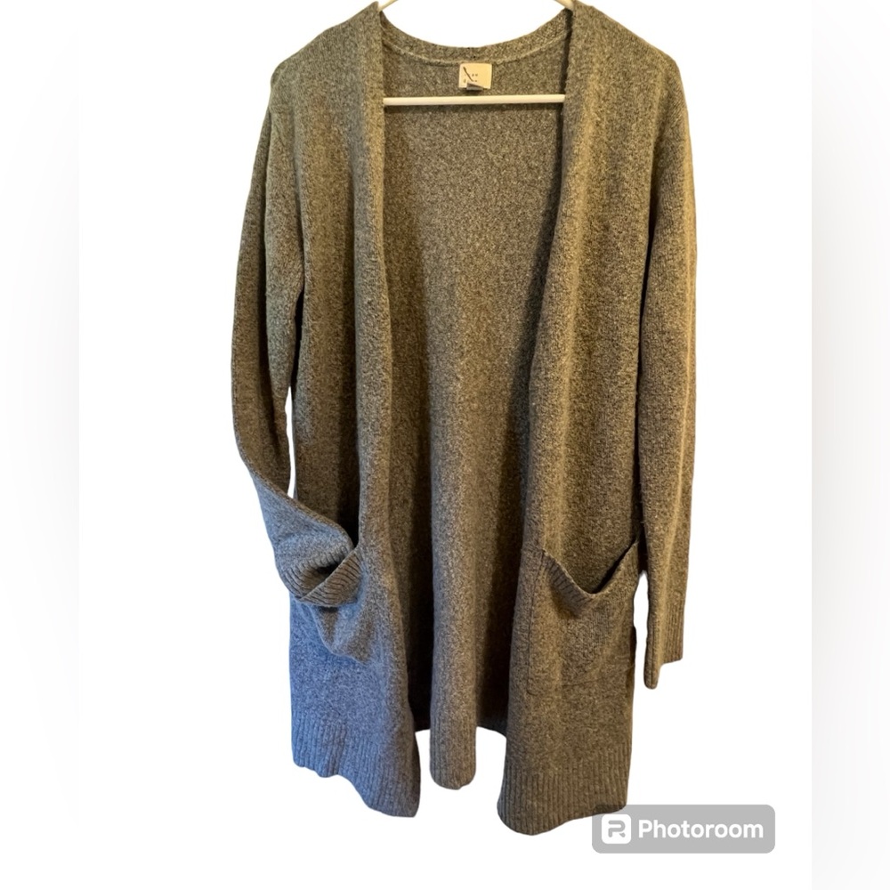 Grey sweater cardigan by A New Day